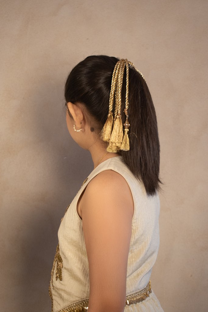 Gold Hair Tassels